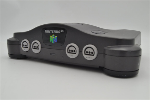 Nintendo 64 - Charcoal Grey - Konsol - SNR NUP10898302 (B Grade) (Genbrug)